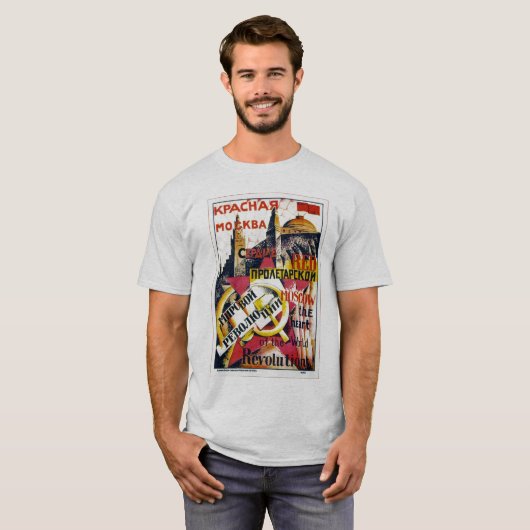 "Rotes Moskau" durch A. Rodchenko T-Shirt (Vorne ganz)