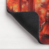 Rotes mousepad (Ecke)