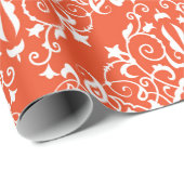 Rotes Muster Geschenkpapier (Rolleneckpunkt)