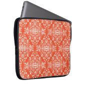 Rotes Muster Laptopschutzhülle (Vorne Rechts)