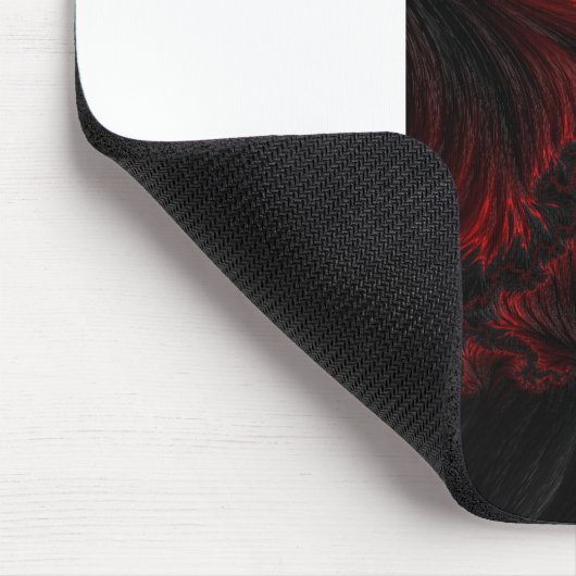 Rotes Muster Mousepad (Ecke)