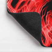 Rotes Muster Mousepad (Ecke)