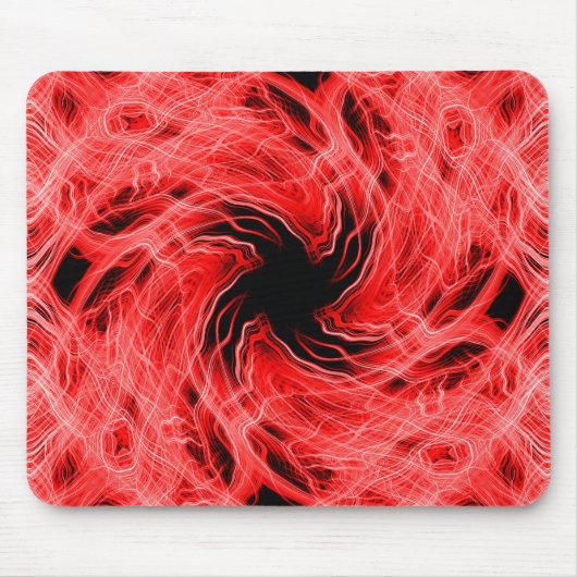 Rotes Muster Mousepad (Vorne)