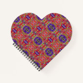 rotes Muster Notizblock (Vorderseite)