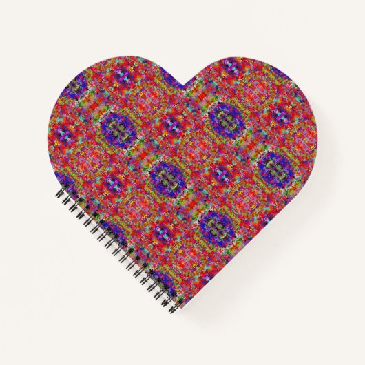 rotes Muster Notizblock (Vorderseite)