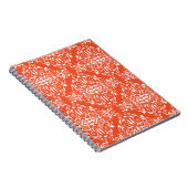 Rotes Muster Notizblock (Rechte Seite)