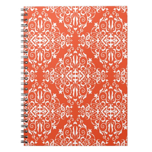 Rotes Muster Notizblock (Vorderseite)