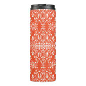 Rotes Muster Thermosbecher (Rückseite)