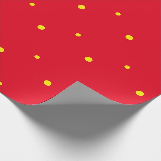 rotes Musterpapier Geschenkpapier (Ecke)