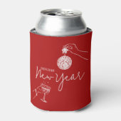 Rotes neues Party Dosenkühler (Kanne Vorderseite)