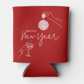 Rotes neues Party Dosenkühler (Vorderseite)