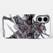 Rotes Ninja-Handyhülle Case-Mate iPhone Hülle (Rückseite (Horizontal))