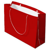 Rotes Noël Große Geschenktüte (Rückseite Schrägansicht)