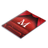 Rotes Notizblock (Linke Seite)