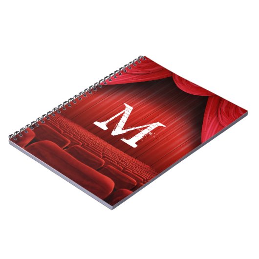 Rotes Notizblock (Linke Seite)