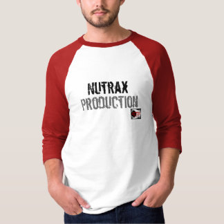 Rotes Nutrax Baseball-Shirt T-Shirt