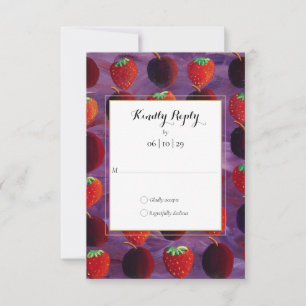 Rotes Obst Land UAWG RSVP Karte