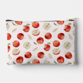 Rotes Obst Rustikale Äpfel Zubehörtasche (Rückseite)