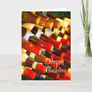 Rotes oder weißes alles Gute zum Geburtstag Karte