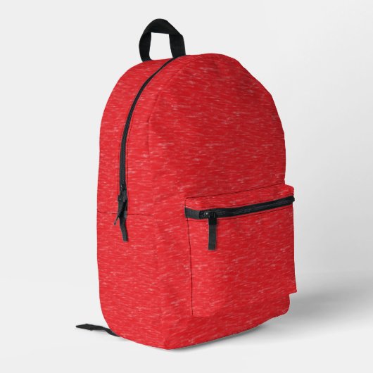 Rotes Öl gestrichen Bedruckter Rucksack (Rückseitige Ecke links)