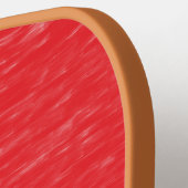Rotes Öl gestrichen Pickleball Schläger (Linke Seite)