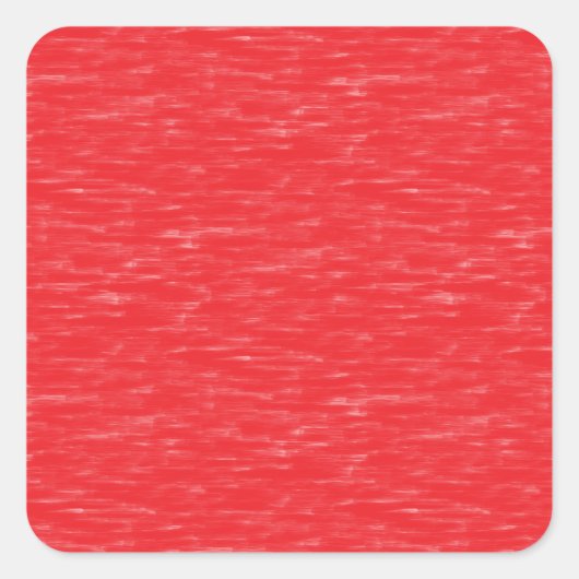 Rotes Öl gestrichen Quadratischer Aufkleber (Vorderseite)