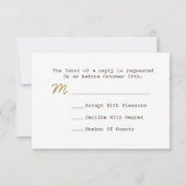 Rotes Öl Laterne Camping Hochzeit im Herbst R.S.V. RSVP Karte (Rückseite)