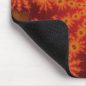 Rotes Orange Decaster-Mausepad Mousepad (Ecke)