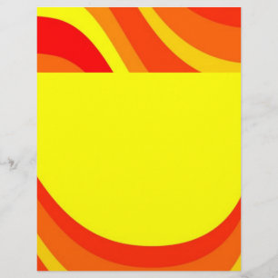 Rotes Orange und Gelb