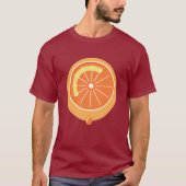 Rotes orangefarbenes Shirt (Vorderseite)