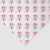 Rotes Orangen-Krokus-Aquarellpapier Seidenpapier (Ausschnitt)