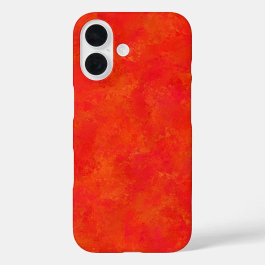 Rotes oranges abstraktes Muster Case-Mate iPhone Hülle (Rückseite)