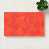 Rotes Oranges abstraktes Muster Post-it Klebezettel (Büro)