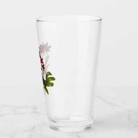 Rotes Orchid-Glas Glas (Links)