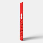 Rotes Organisches Design iPhone-Case mit kühner Te Case-Mate iPhone Hülle (Rückseite / Rechts)