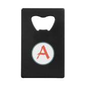 ROTES PANDA/INITIAL GELDBEUTEL FLASCHENÖFFNER (Rückseite)