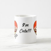 Rotes Panda-Liebe Kaffeetasse (Mittel)