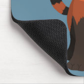 Rotes-Panda-Mauspad Mousepad (Ecke)