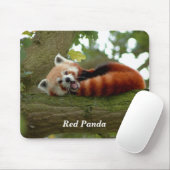 Rotes Panda Mousepad (Mit Mouse)