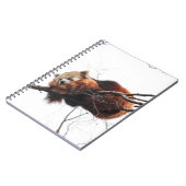 Rotes Panda Notizblock (Linke Seite)