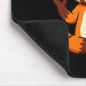 Rotes Panda Yoga Zen Meditation Design Mousepad (Ecke)