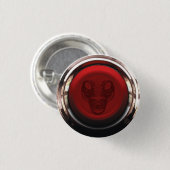Rotes Panik-Knopf-Abzeichen Button (Vorne & Hinten)