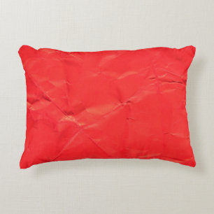 Rotes Papier abstrakte Textur Hintergrund Abstract Dekokissen
