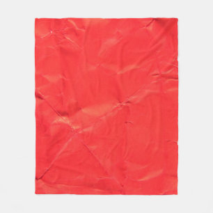 Rotes Papier abstrakte Textur Hintergrund Abstract Fleecedecke