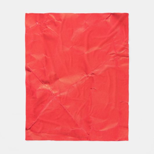 Rotes Papier abstrakte Textur Hintergrund Abstract Fleecedecke (Vorderseite)