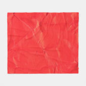 Rotes Papier abstrakte Textur Hintergrund Abstract Fleecedecke (Vorderseite (Horizontal))