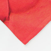 Rotes Papier abstrakte Textur Hintergrund Abstract Fleecedecke (Ecke)