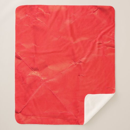 Rotes Papier abstrakte Textur Hintergrund Abstract Sherpadecke (Vorderseite)