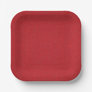 Rotes Papier-Platte mit Geräuscheffekt - individue Pappteller