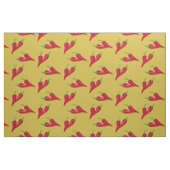 Rotes Paprikaschotenmuster, Chilipfeffer auf Stoff (Yard (91,4 cm))